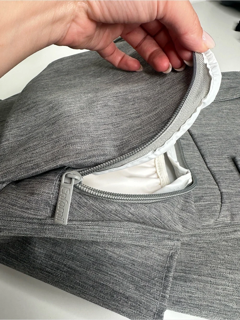 Enfamil Gray Insulated Fabric Bottle Backpack Baby Bag.